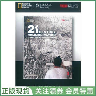 国家地理听说训练教材 21st Century Communication 3 Classroom Audio CD DVD Package 三级音视频光盘套装 专项技能NGL