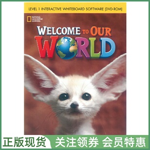 国家地理幼儿英语教材 Welcome to Our World British English 1 Interactive Whiteboard Software 一级白板软件 英音版NGL