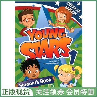 Book 少儿英语教材 Student MM出版 with 带APP Stars 一级学生用书 Young 小学英语课本 App