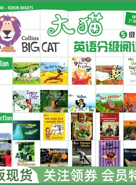 柯林斯大猫系列绘本读物 Collins Big Cat Band 5 / Green 五级绿色套装21册 小学英语分级阅读 可点读 送音频电子版练习册