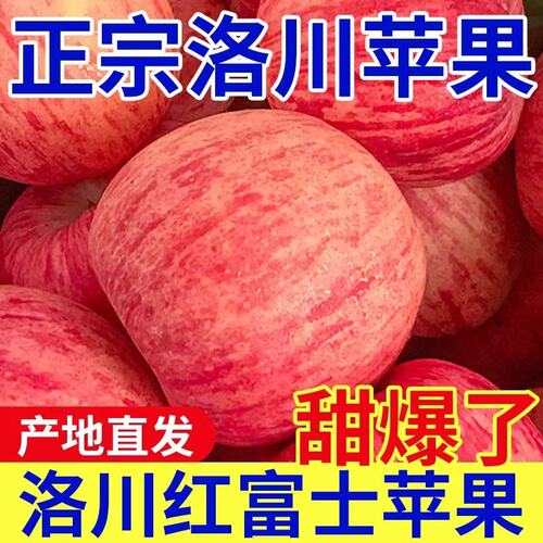 【果臻甜专属】正宗陕西洛川红富士苹果脆甜多汁皮薄肉厚原产地直