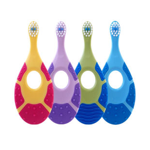 Jordan挪威0-2岁婴幼儿宝宝软毛手动牙刷训练护齿乳牙牙刷易抓握