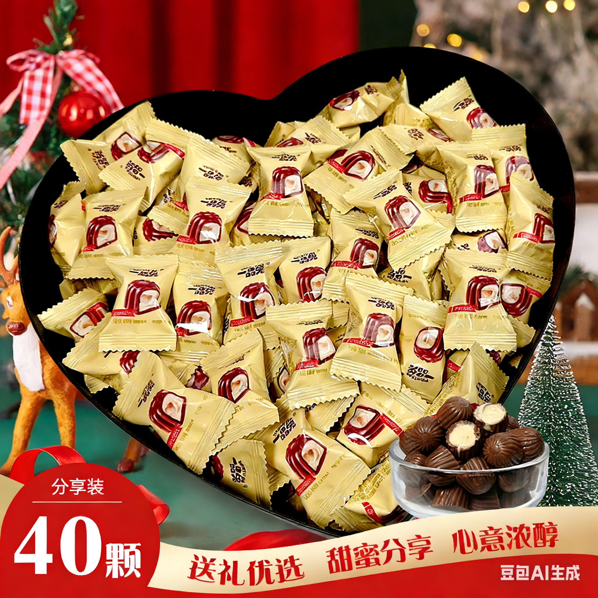 一品兔果仁流心巧克力爆浆夹心巧克力休闲零食礼盒（代可可脂）,零食/坚果/特产,夹心巧克力,淘宝优惠券,粉丝福利购,淘宝优惠卷