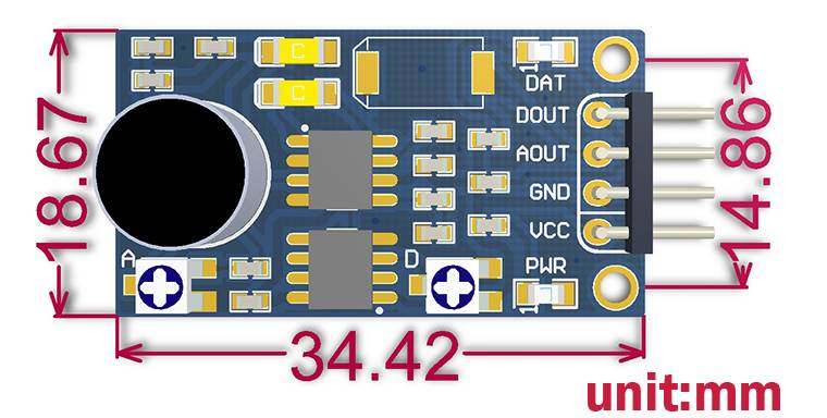 微雪 声音传感器模块 声控模块 声音检测 LM386模块 兼容Arduino