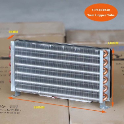 CP1X4X92微型冷凝器迷你散热器铜管翅片式蒸发器制焊机氧机水冷排