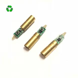 532nm绿色激光模组 50mw绿光镭射头激光瞄准器3v带开关发射器12mm
