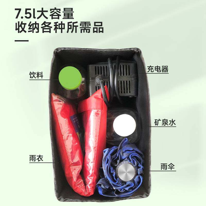电动车前置物兜挂物包电瓶车手机挂袋储物小挂兜防水多功能包神器