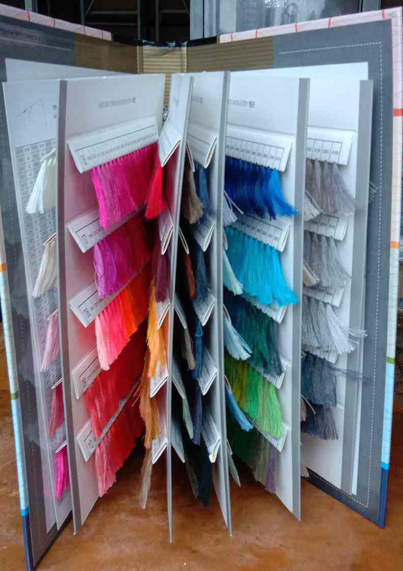 柳青牌缝纫线  柳青线色卡 线卡 对色本 线版   色版 实体店现货