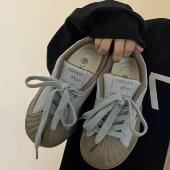 大头厚底板鞋 Trends 百搭休闲运动鞋 贝壳头溶解鞋 2024冬季 新款