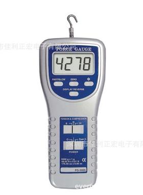 LUTRON路昌FG-5005数显式电子推拉力计5kg高精度测力计拉力测试