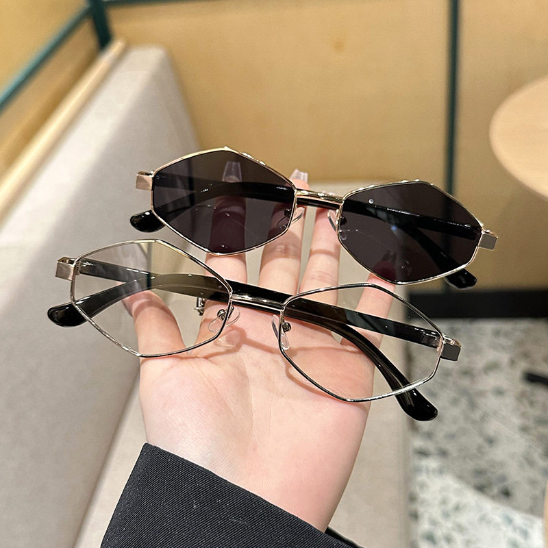 英国coopkoop新款宝石切边菱形太阳镜穿搭嘻哈墨镜潮流派对装饰