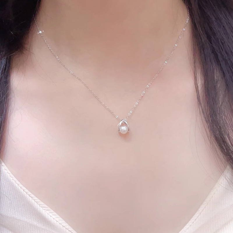 英国coopkoop小众精致柔美珍珠项链女新款简约气质锁骨链轻奢