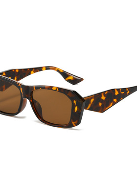 英国coopkoop新款多边形太阳镜 欧美个性ins百搭节拍方形墨镜