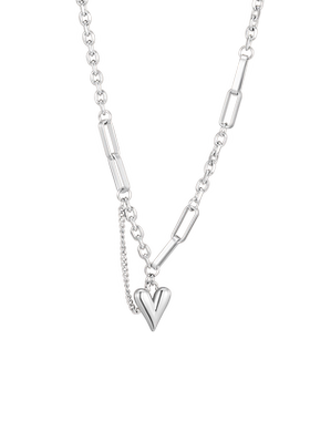 胡可甜酷爱心项链励柏艾顿女