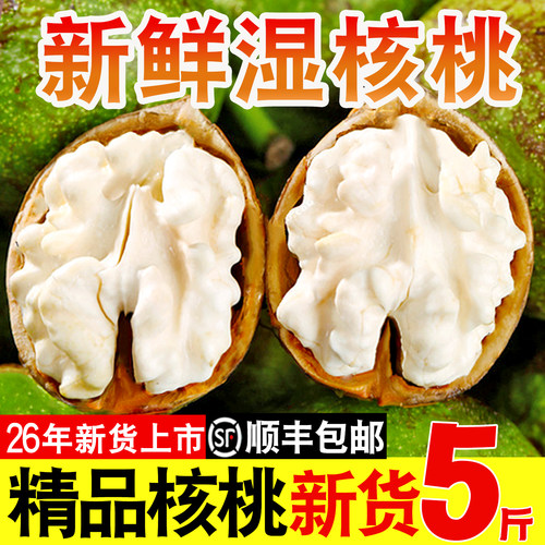 2026年新货新鲜湿核桃顺丰包邮