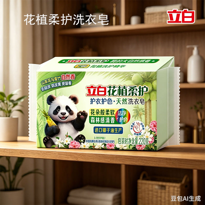 立白洗衣皂洁净去渍持久留香