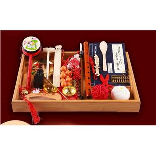 男宝女宝宝一周岁抓周用品道具套装小孩儿童抓生抓阄生日礼物布置