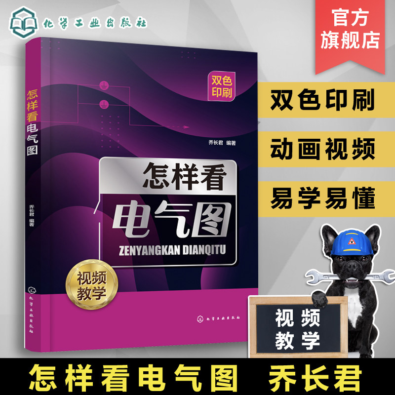 怎样看电气图 一本书学会看电气图 零基础学看电气图 电气图一本通 电气图基础知识 常用低压电器及电子元件 电工上岗培训应用教材