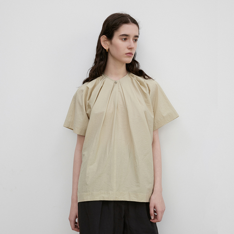 衬衫设计师款24ss简约宽松型短袖