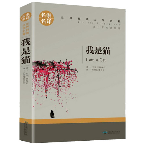 正版我是猫夏目濑石名家名译世界经典文学名著九年级下册自主阅读中小学生寒暑假课外读物外国小说青少年儿童文学故事书