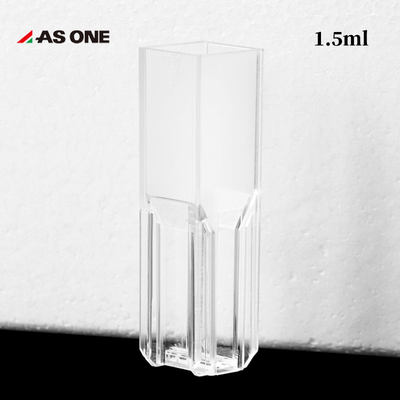 ASONE一次性比色皿4.5ml/1.5ml一次性塑料比色皿光程10mm一次性比