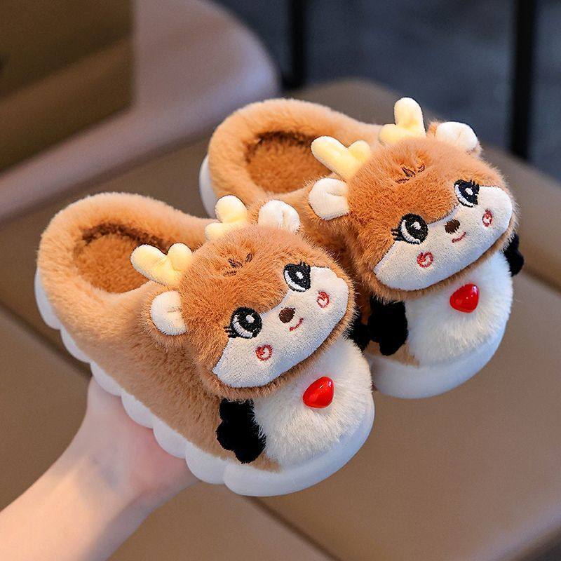 儿童棉拖鞋卡通儿童包跟棉鞋秋冬季男女童室内居家加绒加厚保暖,童鞋/婴儿鞋/亲子鞋,棉鞋,淘宝优惠券,粉丝福利购,淘宝优惠卷