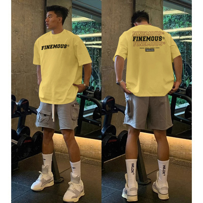 美式潮牌重磅纯棉宽松短袖T恤