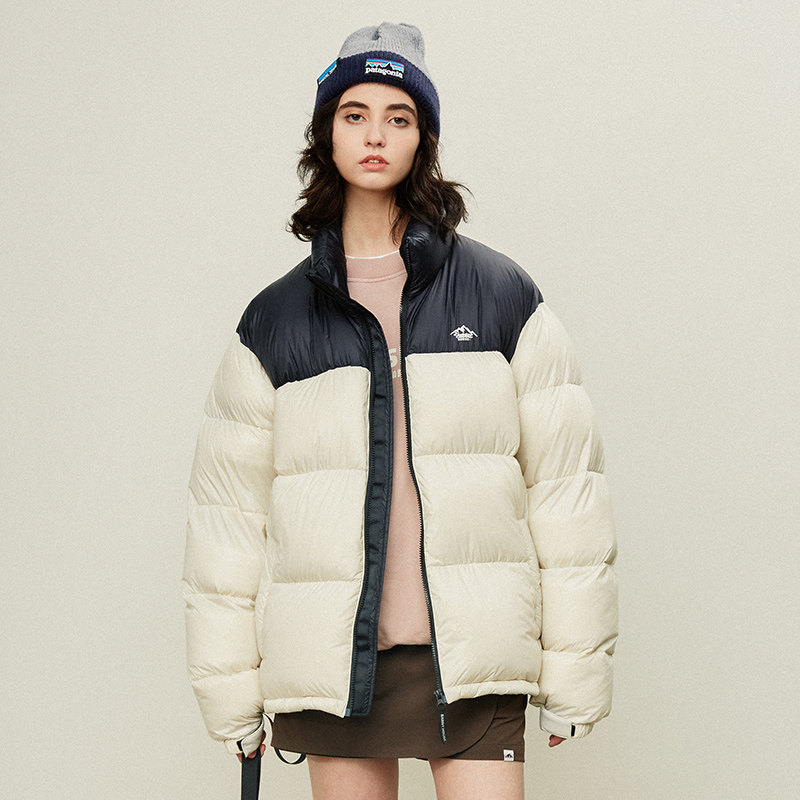 RabbitHouse白鸭绒立领羽绒服