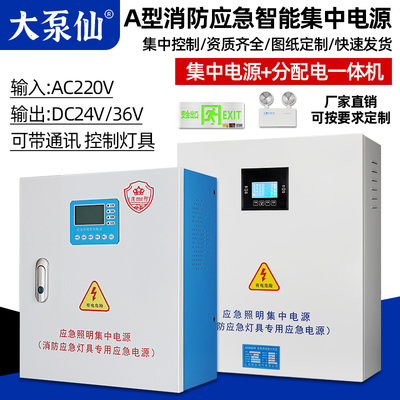 应急照明集中电源a型配电箱eps疏散指示灯照明灯具控制器dc36v24v