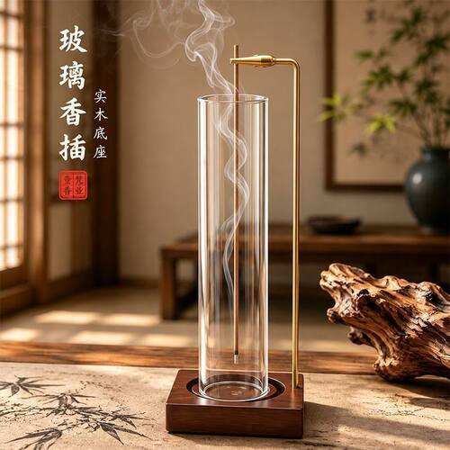 防灰飞玻璃倒挂香插实木