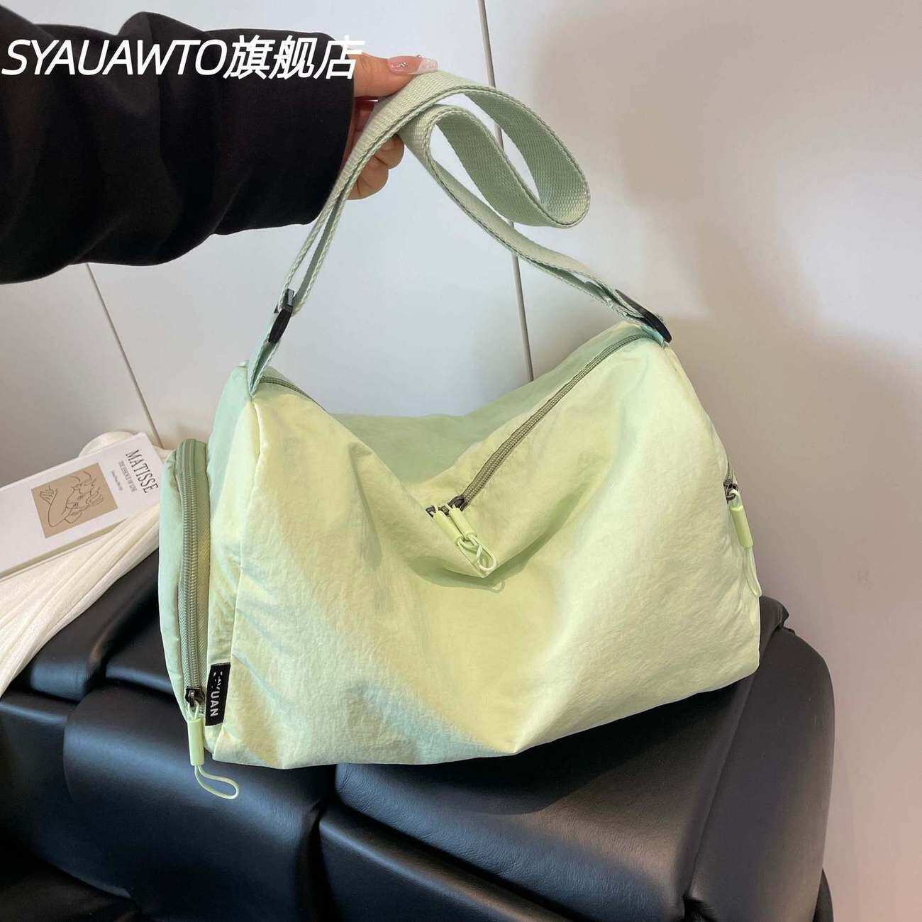 运动瑜伽短途旅行袋女ins