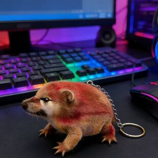 我的刀盾比比拉布毛绒玩具书包挂件发声玩具可爱钥匙扣儿童学生