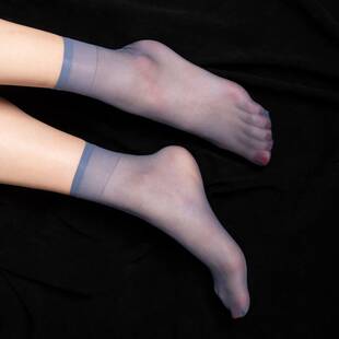 丝袜足蛋丝袜足蛋3足组 欧式油亮丝滑光滑包芯丝脚尖透明短丝袜白