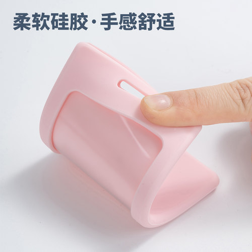 得力证件卡套硅胶带挂绳学生校园