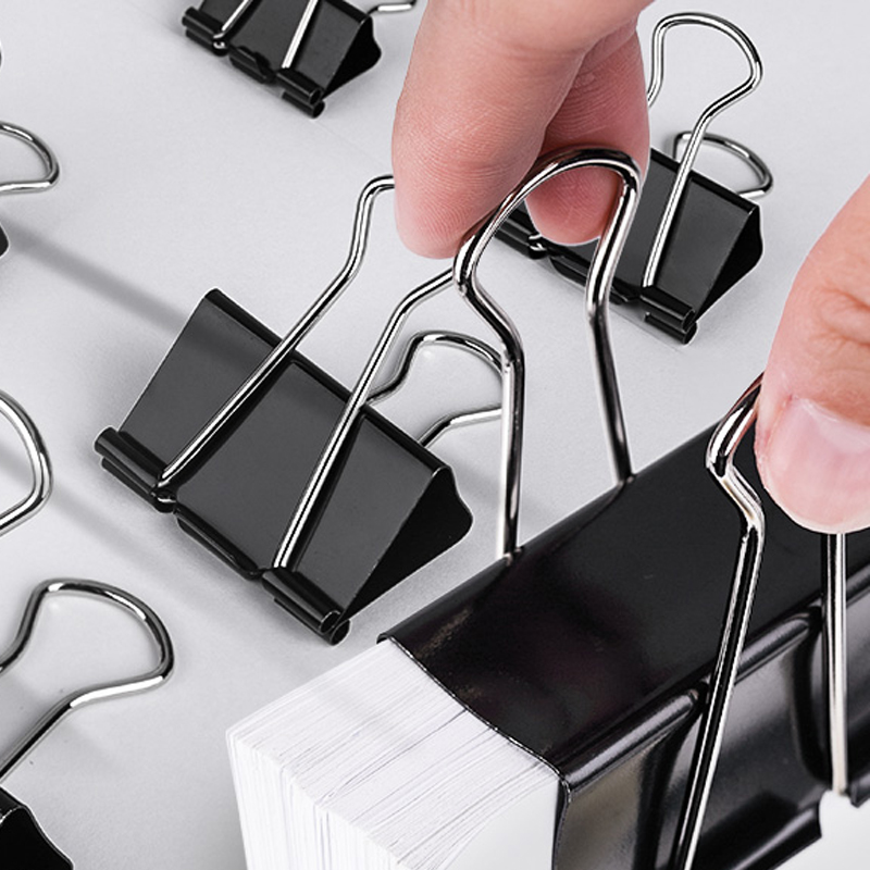 长尾夹文件夹燕尾夹大号