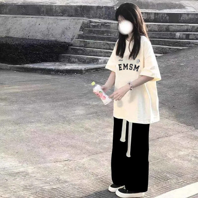 夏季休闲小个子时尚减龄两件套