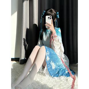 西施cos服诗语江南民国风少女毕业服漫展衣服穿搭王者荣耀cos全套