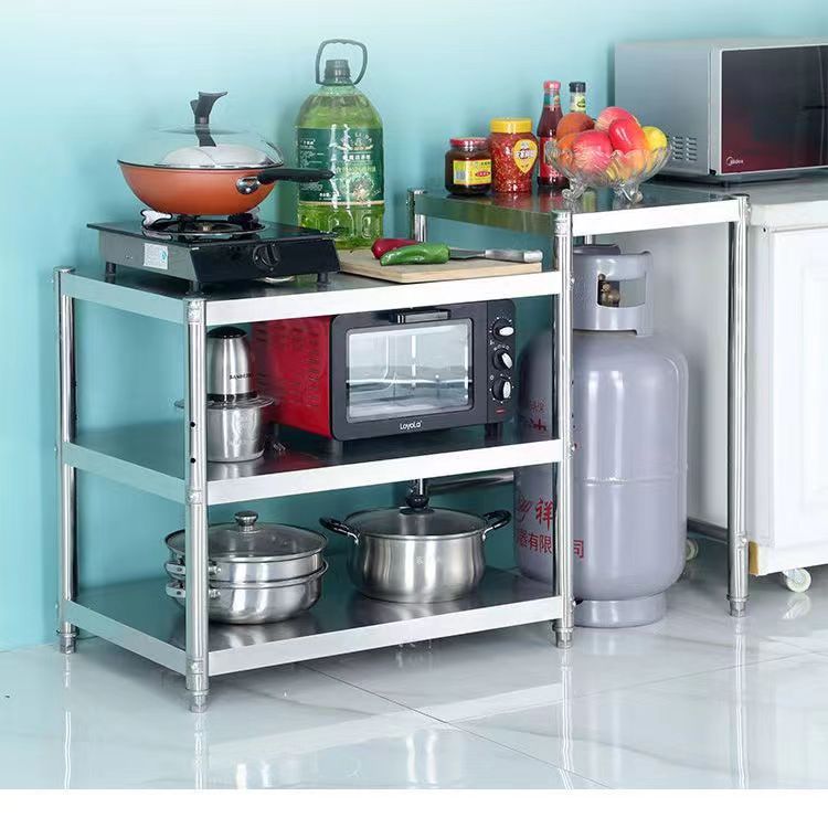 201不锈钢三层液化气灶操作台