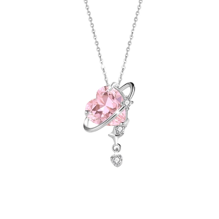 伊生爱专柜恋爱星球项链送女友送老婆周年纪念日生日表白浪漫礼物