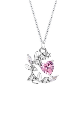 伊生爱心花怒放项链送女友送老婆