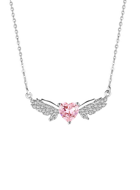 伊生爱天使羽翼项链送女生准没错