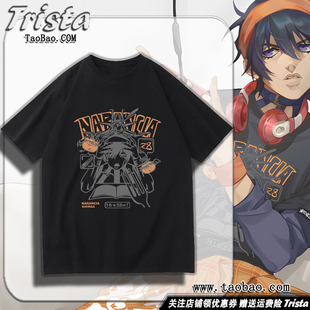 JOJO的奇妙冒险周边衣服纳兰迦吉尔卡同款夏装男士纯棉短袖T恤ins