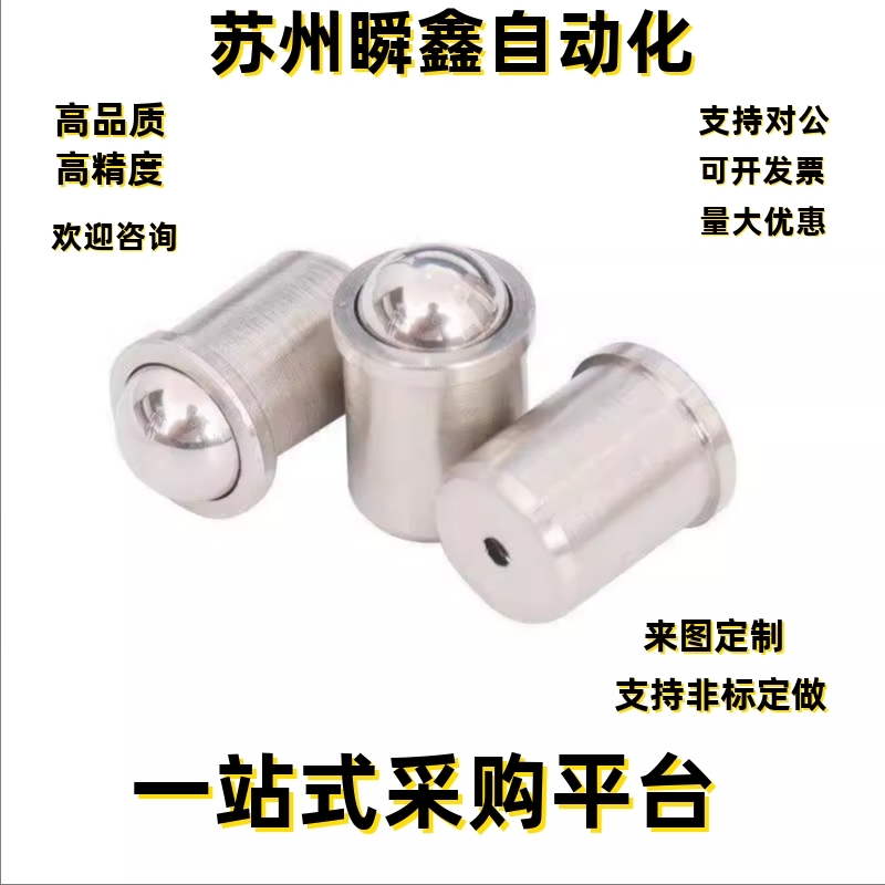 精密定位珠压入式球头柱塞 PFPPN3/PFPPN4/PFPPN5/6/8/10/12