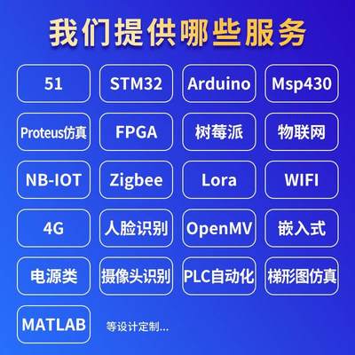 51单片机设计代做stm32实物定制程序物联网开发fpga电子硬件定做