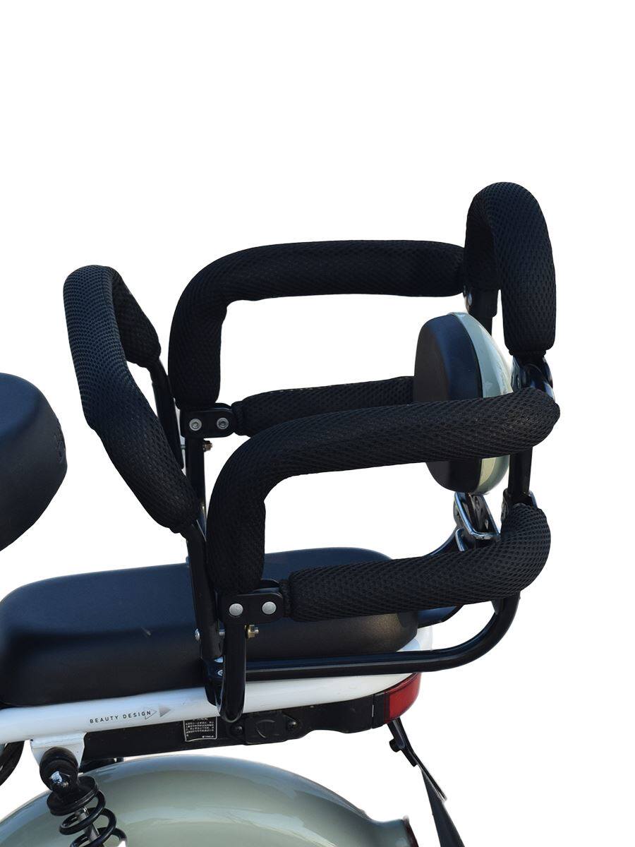 电瓶车后座护栏电动车儿童安全扶手后置简易防护摩托车座椅小孩