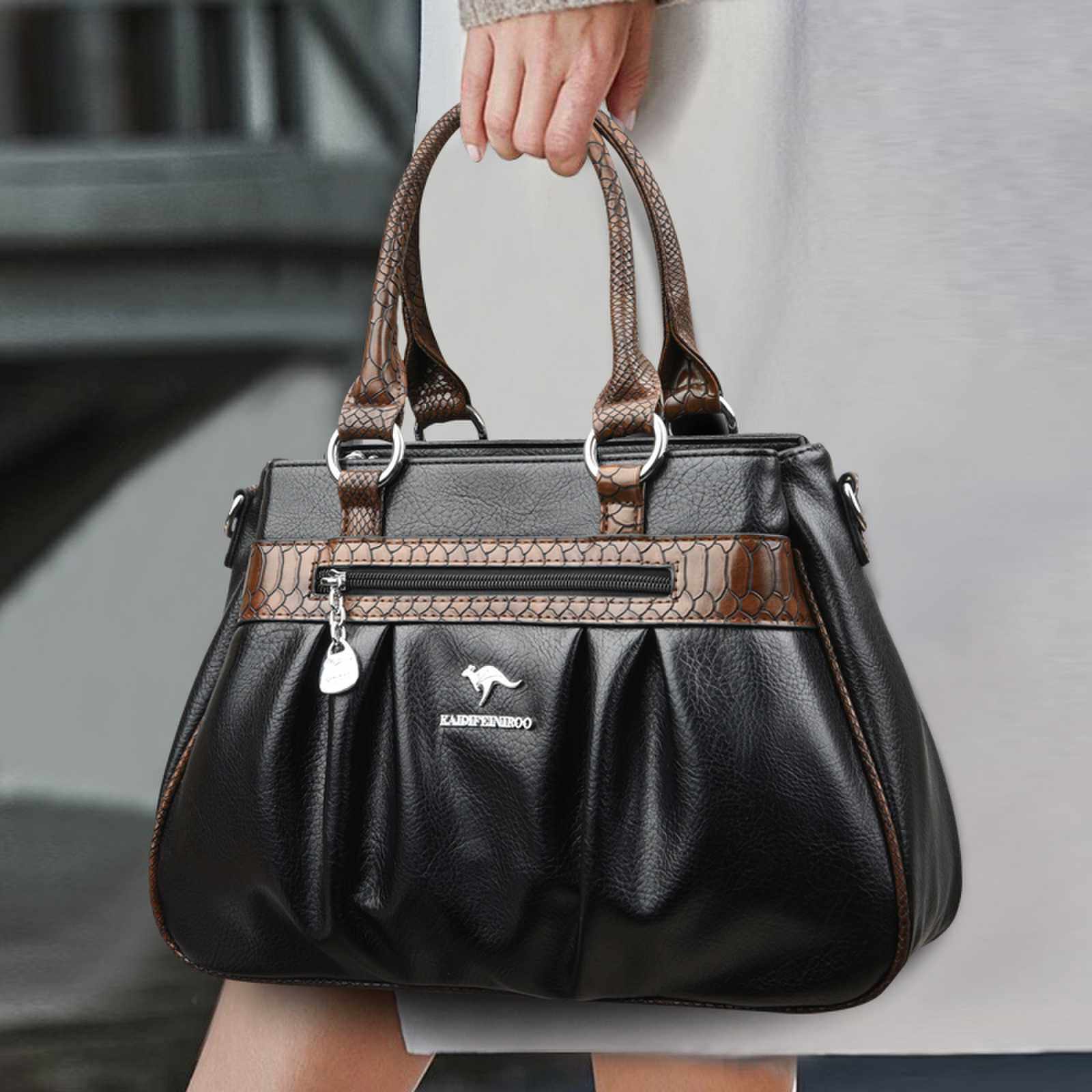 品牌真皮女包挎包女大容量托特包女士包包2026新款妈妈软牛皮大包