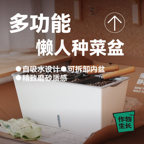 多功能懒人种菜盆自吸水加厚耐用
