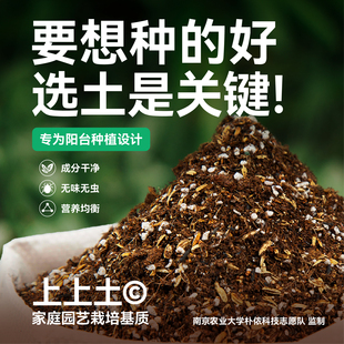 作物生长家庭园艺系列叶菜茄果专用营养土阳台种植蔬菜天然有机6L