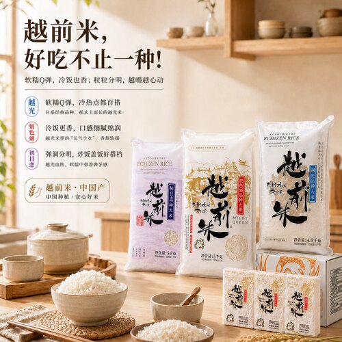 越前越光东港可饭可粥可寿司饭弹