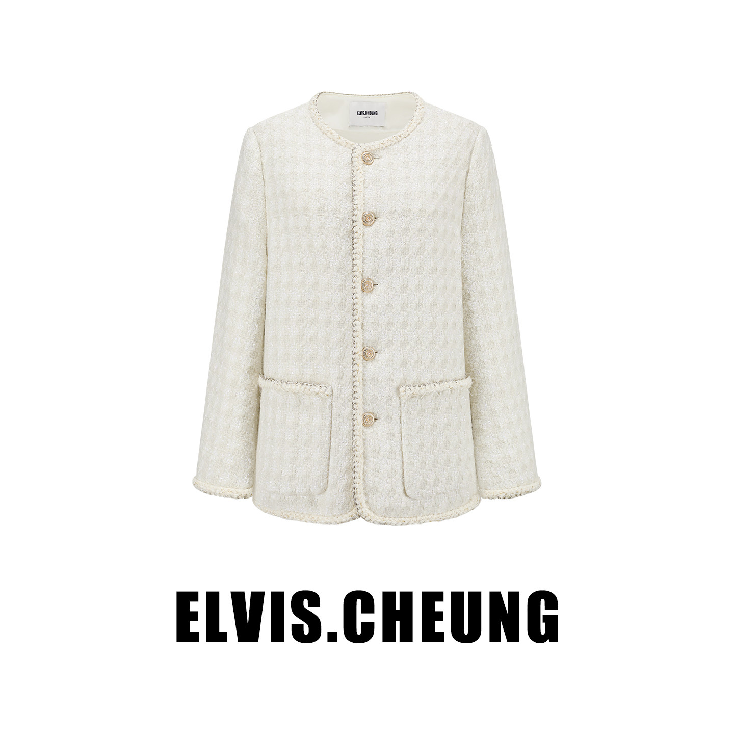 ELVIS.CHEUNG经典小香款羽绒服